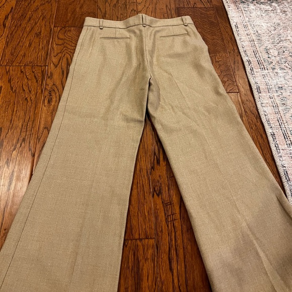 Wool wide leg work pant - Picture 4 of 8